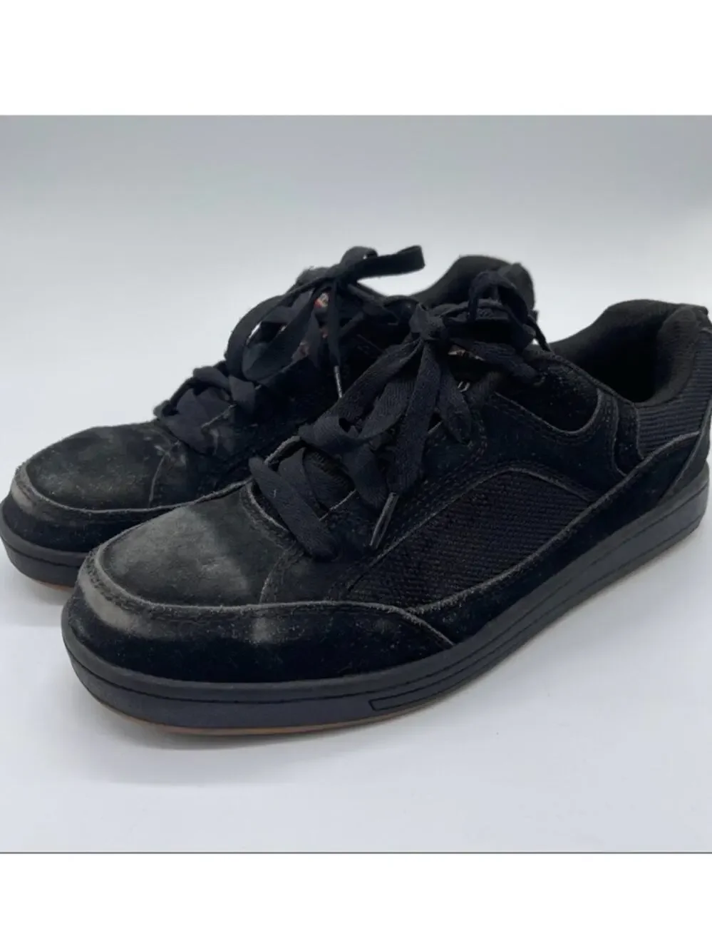 Brahma Steel Toe, Skater Style Shoe, Size 7. Black Leather